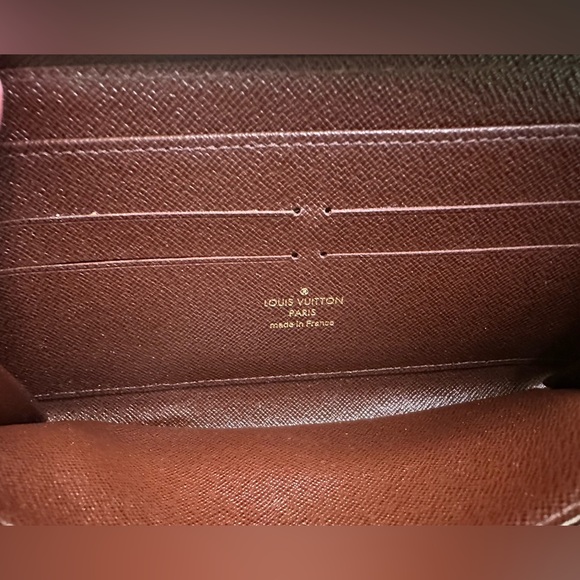 Rare Louis Vuitton Black/White/Brown Walnut Leather Monogram Gamma Zippy - Picture 4 of 16